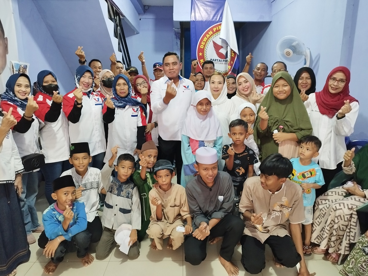 Road Show Ramadan, Partai Perindo Jakut Santuni Anak Yatim dan Lansia di Cilincing