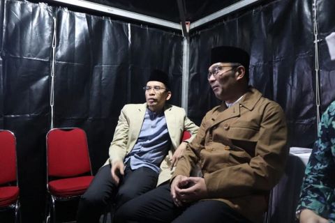 Sapa TGB, Ridwan Kamil: Selamat Datang di Masjid Al Jabbar Tuan Guru