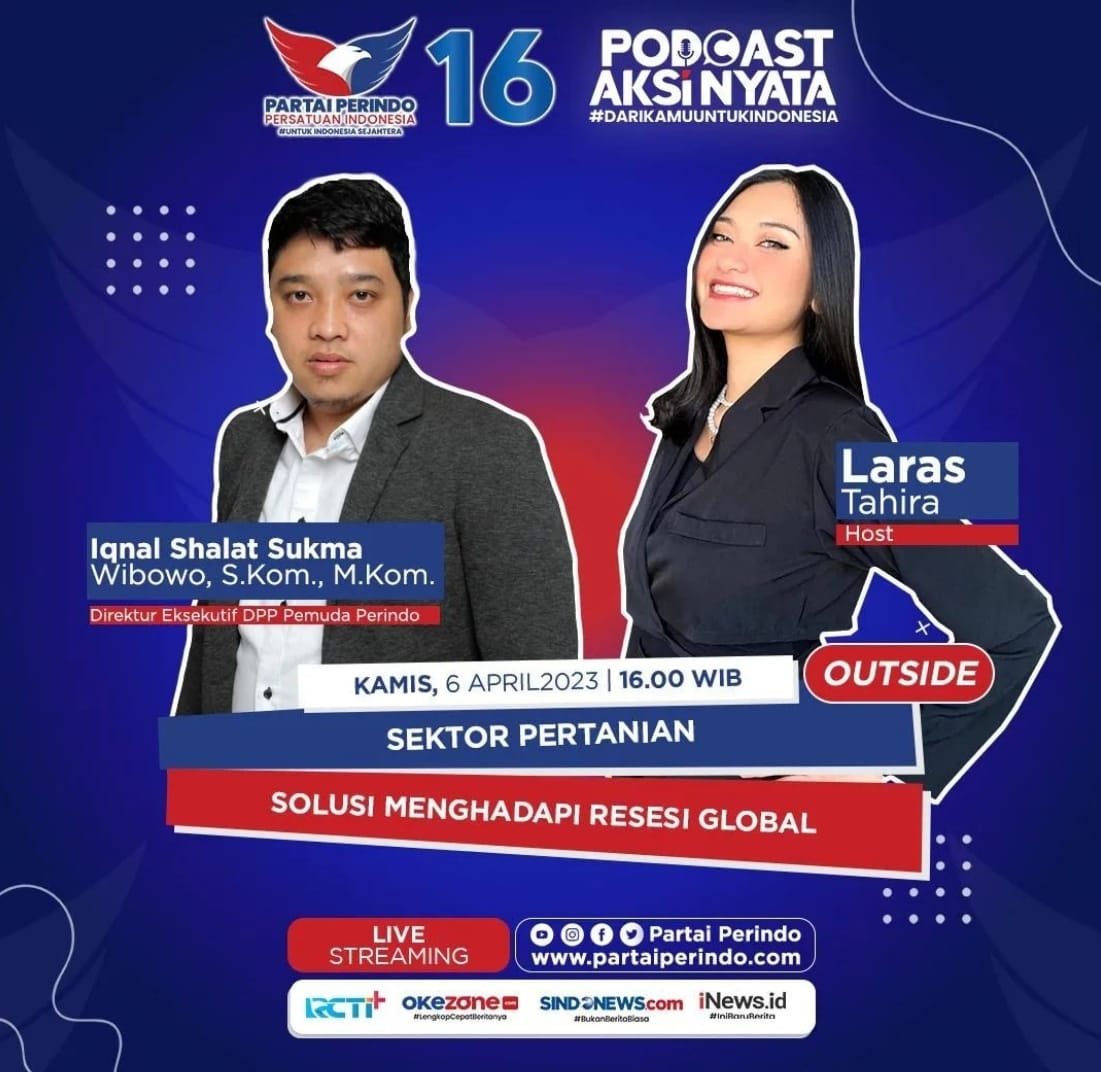 Sektor Pertanian, Solusi Menghadapi Resesi Global di Podcast Aksi Nyata Hari Ini Pukul 16.00 WIB