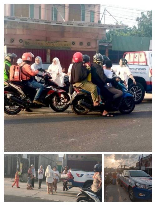 Ketua DPW Apresiasi Kartini Perindo Riau Berbagi Takjil Bubur Asyura ke Warga