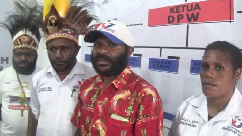 Daftarkan Bacaleg ke KPU, Partai Perindo Intan Jaya Targetkan 3 Kursi Dewan