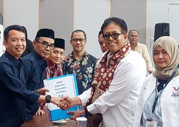 74 Bacaleg Didaftarkan ke KPU, Partai Perindo Sumsel Targetkan 10 Kursi