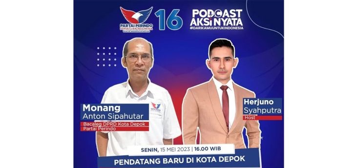 Podcast Aksi Nyata Hari Ini Pukul 16.00 WIB Bahas Pendatang Baru di Kota Depok 