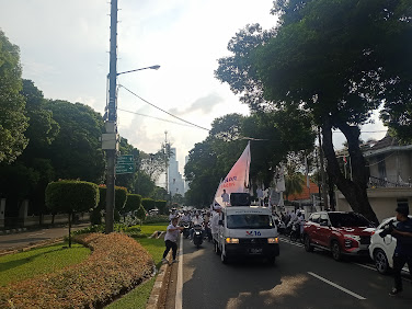 Ahmad Rofiq Lepas Rombongan DPW Partai Perindo DKI Daftar Bacaleg ke KPU