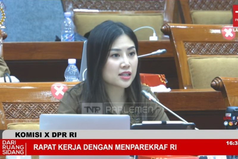 Angela Tanoesoedibjo Paparkan Rencana Kerja Kemenparekraf 2023 di Depan Komisi X DPR RI