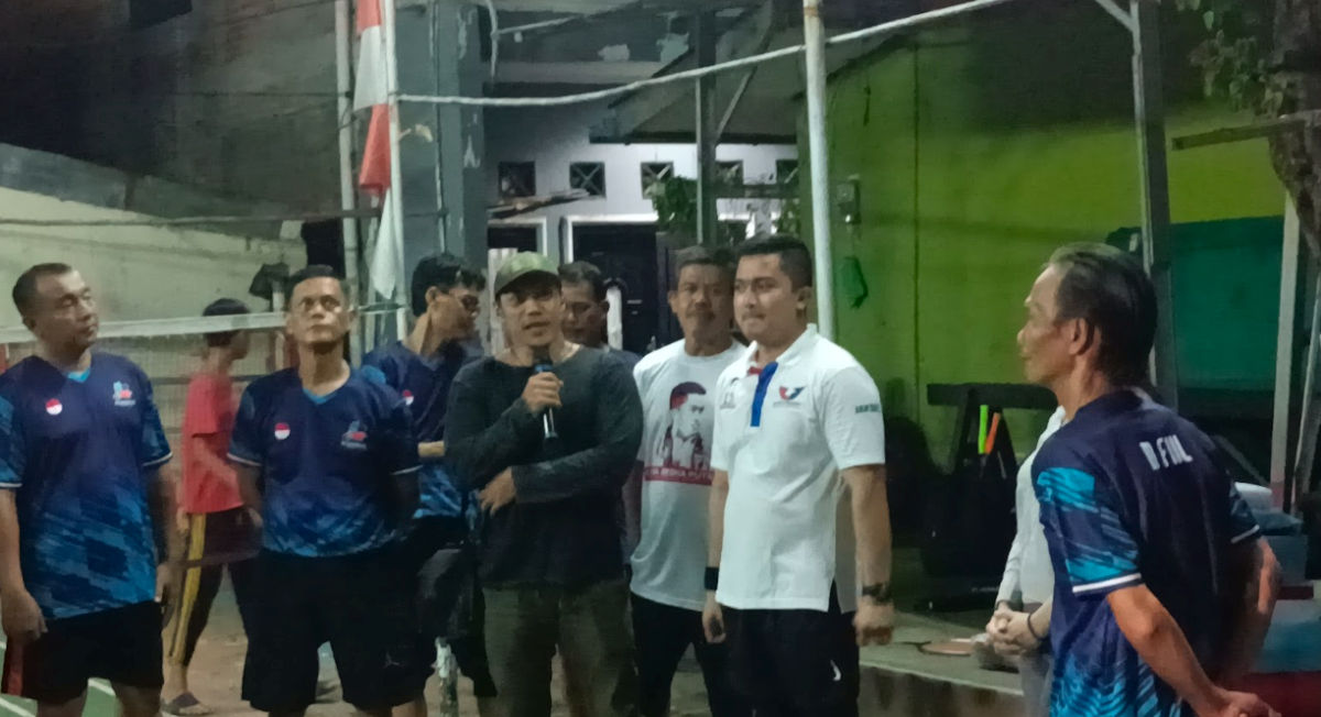 Bacaleg Partai Perindo Diska Silaturahmi Lewat Turnamen Bulutangkis, Lurah: Kegiatan Olahraga   yang Perlu Didukung