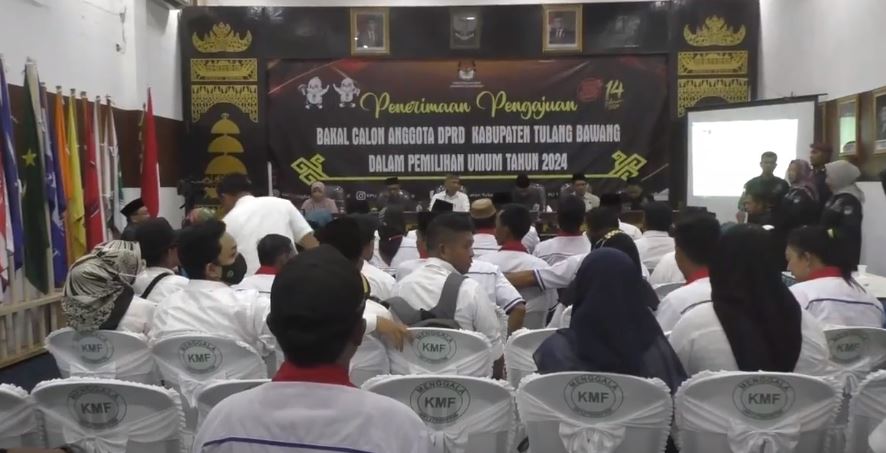 Daftarkan 40 Bacaleg, Partai Perindo Tulang Bawang Target Satu Fraksi DPRD