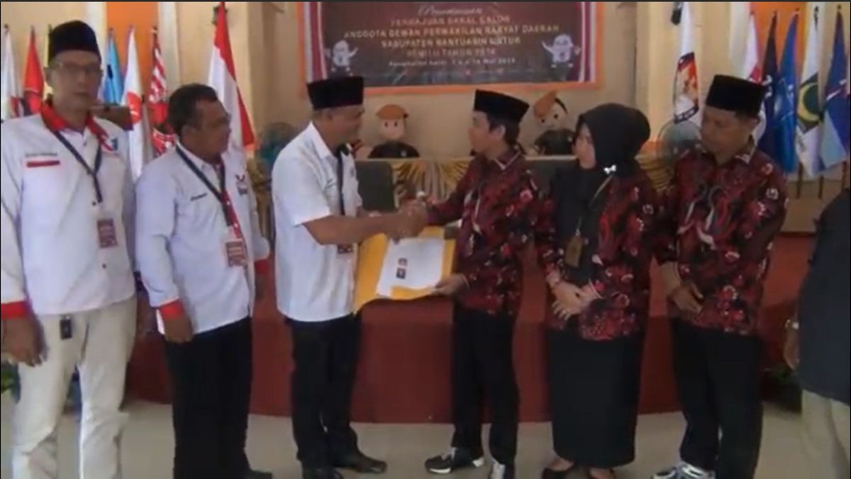 Daftarkan Bacaleg Hari Ini, Partai Perindo Banyuasin: Kami Optimis Menang Pemilu!