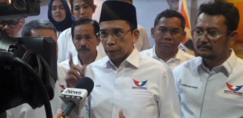 Daftarkan Bacaleg ke KPU Hari Ini, TGB: Partai Perindo Sahabat UKM dan  Milenial