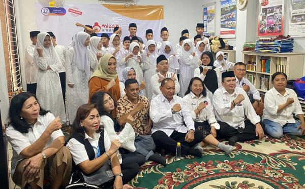 Dapat Santunan dari Partai Perindo, Pengurus Panti Yatim Mizan Sampaikan Terima Kasih