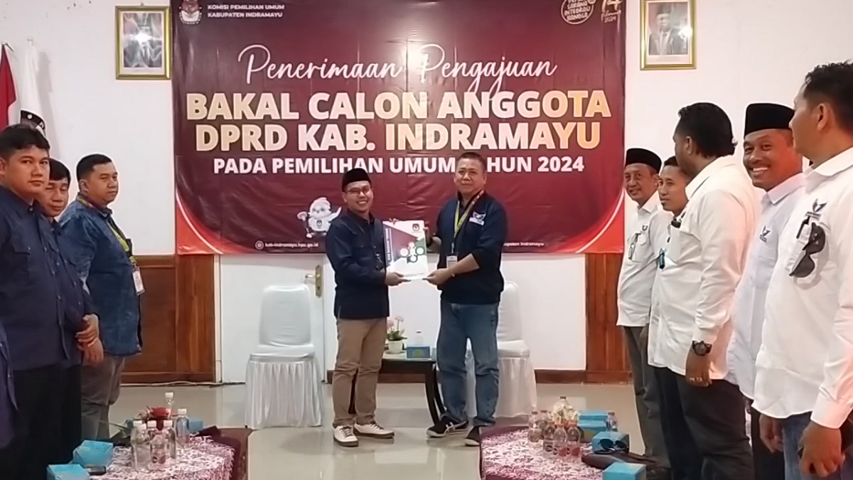 Partai Perindo Indramayu Daftarkan 50 Bacaleg ke KPU, Targetkan 2 Digit Kursi