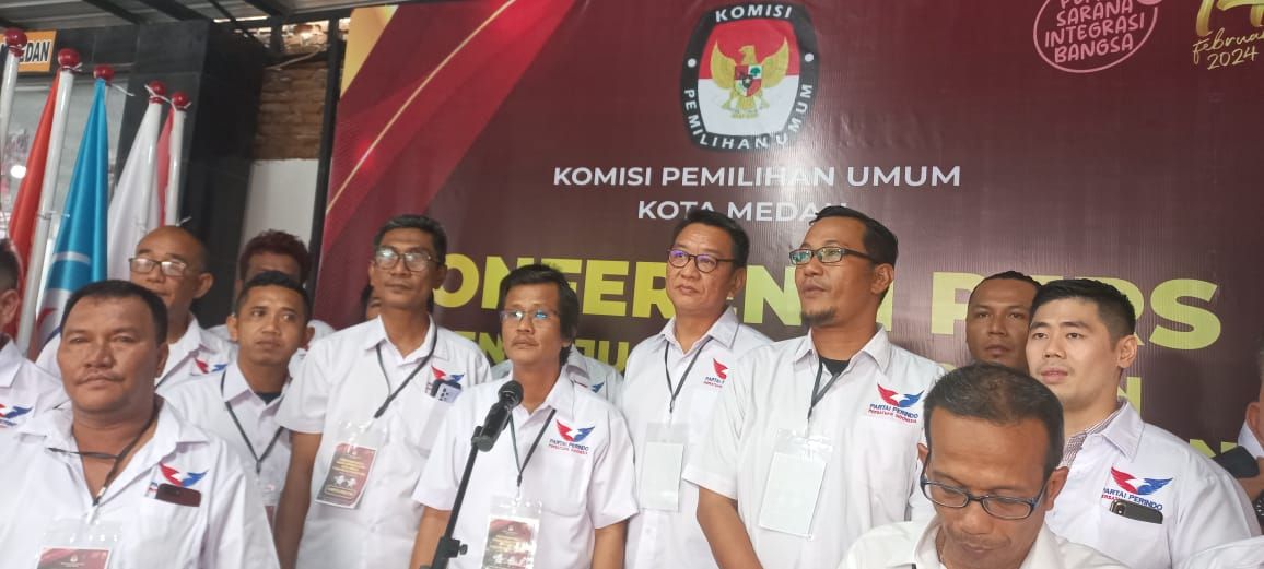 Partai Perindo Medan Daftarkan 50 Bacaleg ke KPUD