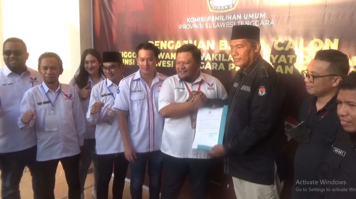 DPW Partai Perindo Sultra Daftarkan 45 Caleg