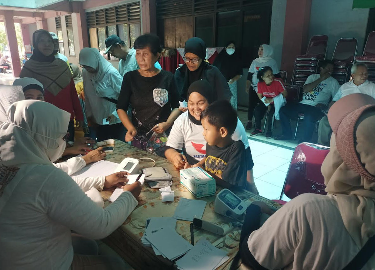 Gelar Senam dan Pelayanan Kesehatan Gratis, Partai Perindo Ingin Melayani dan Sejahterakan Masyarakat