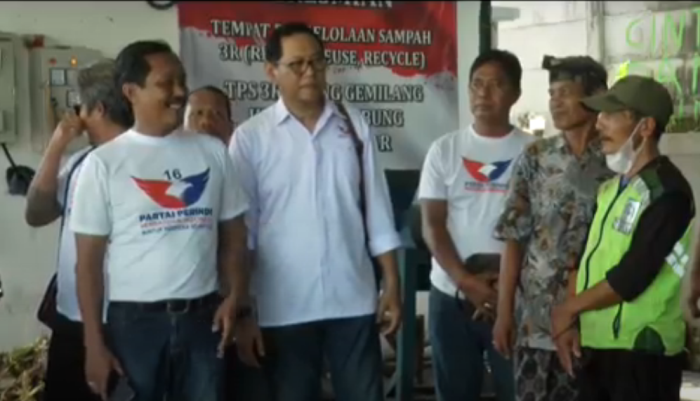 Hari Buruh, Partai Perindo Denpasar Serap Asprasi Pekerja Tempat Pengelolaan Sampah    