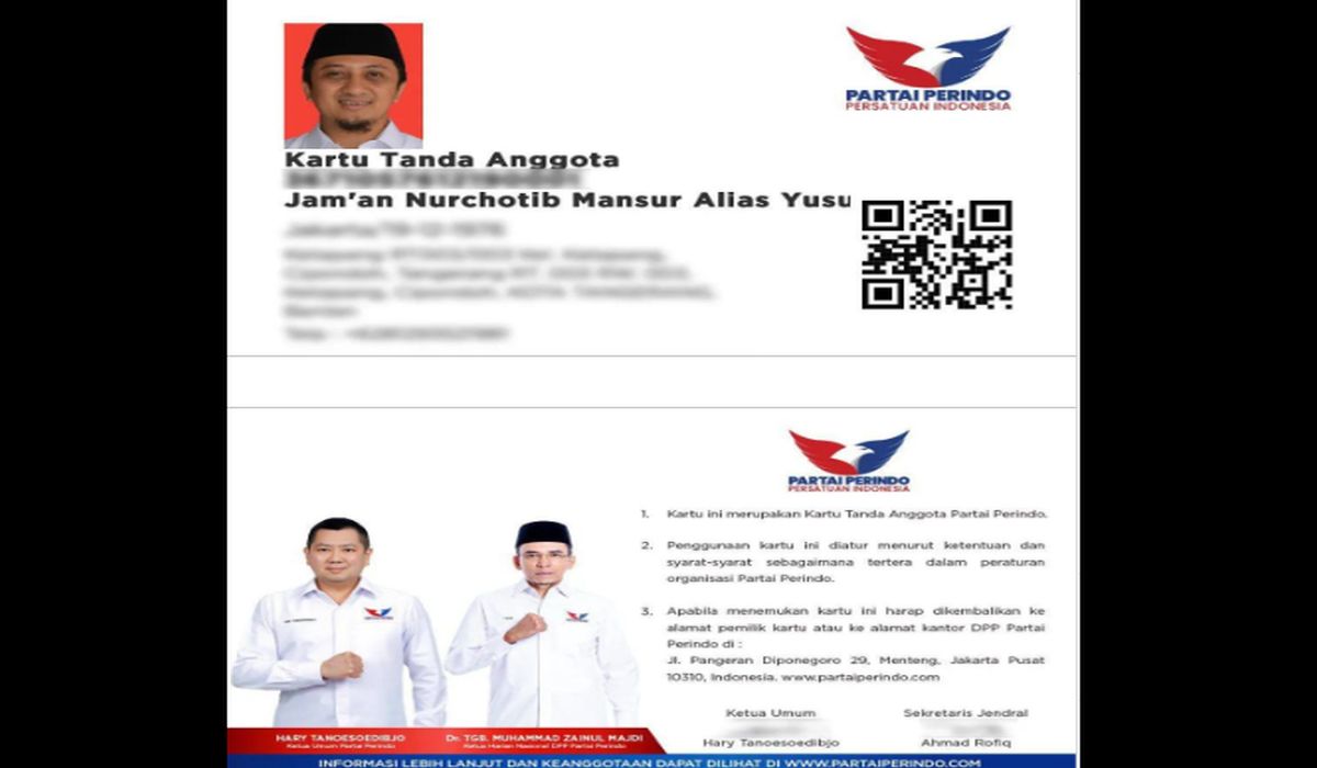 Jadi Kader Partai Perindo, Ustaz Yusuf Mansur Bakal Nyaleg di Pemilu 2024