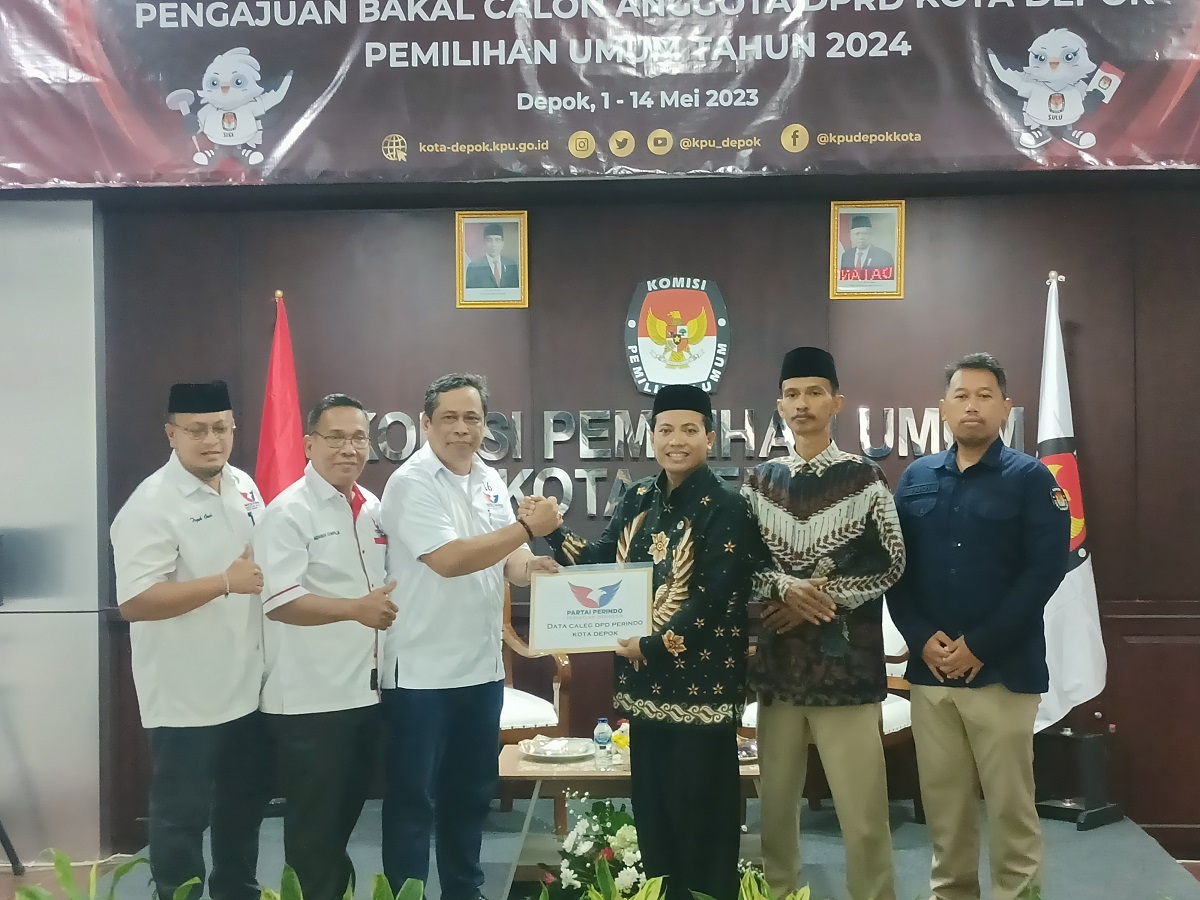 50 Bacaleg Partai Perindo Depok Resmi Didaftarkan ke KPU 