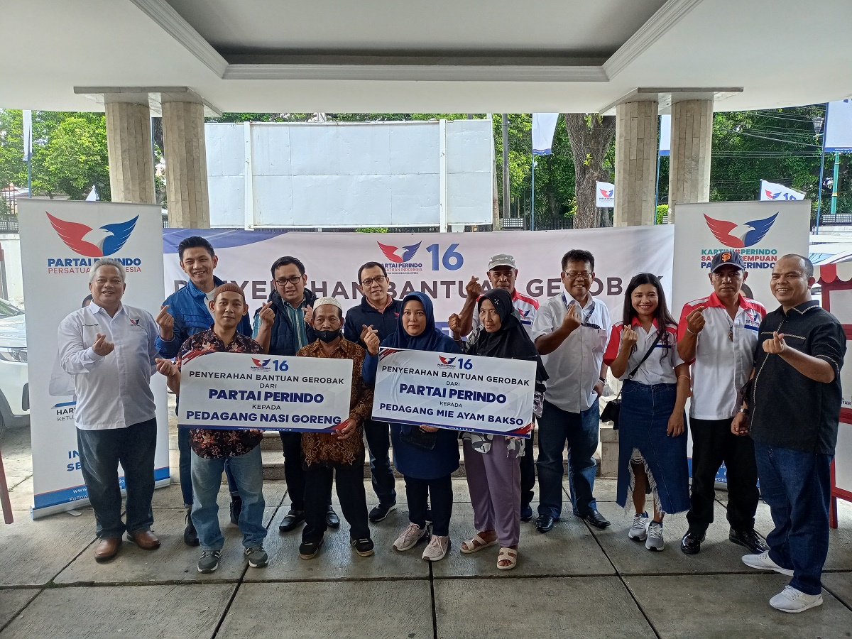Partai Perindo Bakal Bagikan 500 Gerobak ke Pedagang di Jakarta