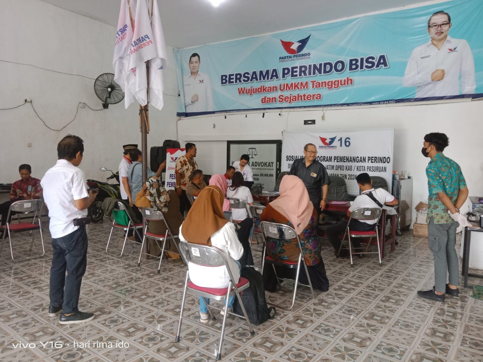 Gandeng BNN, Partai Perindo Kabupaten Pasuruan Cek Kesehatan Caleg