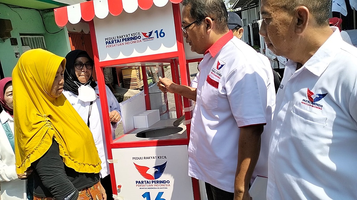 Dapat Gerobak Nasi Pecel dari Partai Perindo, Dapur Halimah Terus Mengepul