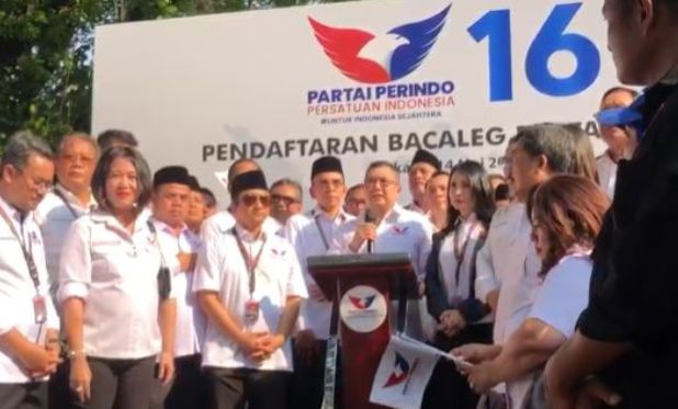 Partai Perindo Daftarkan 580 Bacaleg ke KPU, Hary Tanoe: Banyak Pemimpin yang Cinta Indonesia