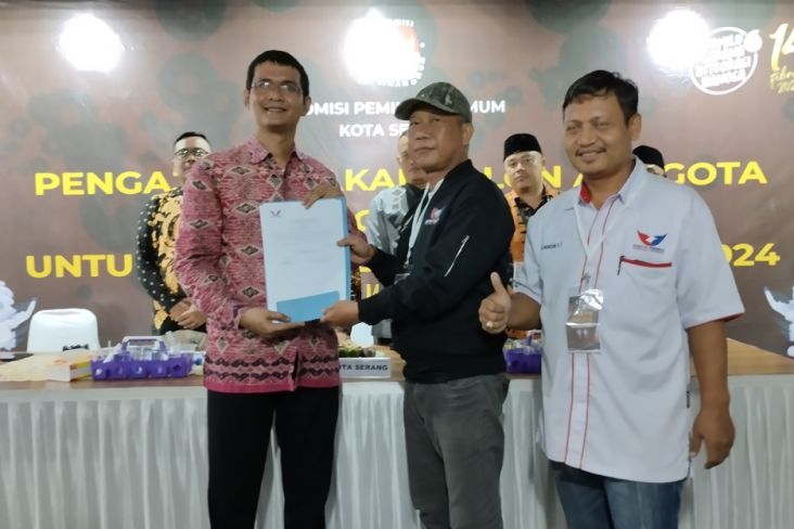 Daftarkan 45 Bacaleg, Partai Perindo Kota Serang Bidik 6 Kursi DPRD