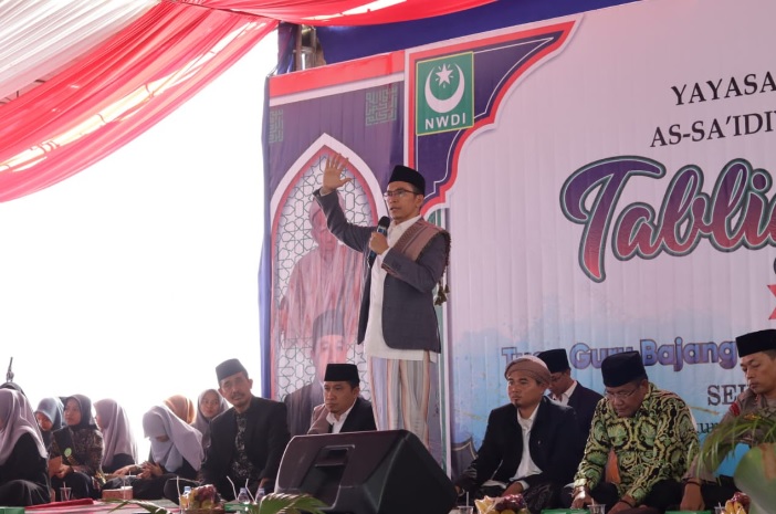 Tabligh Akbar di Lombok Barat, TGB: Kita Semua Akan Meninggal, Tak Ada Guna Bermusuhan