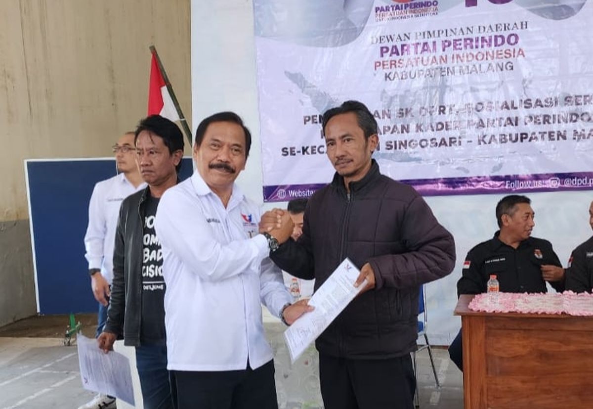 Tantangan 51 Pengurus DPRt Partai Perindo Singosari Malang