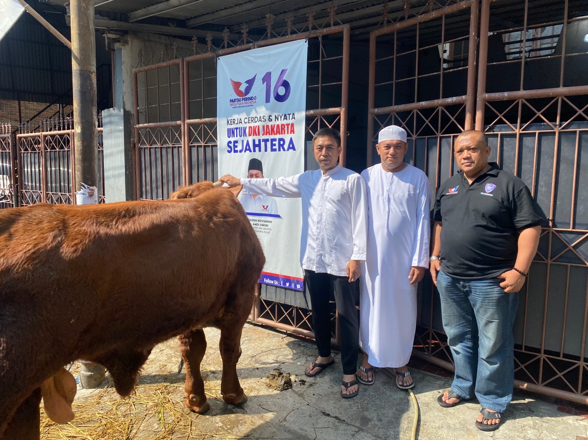 Bagikan 600 Paket Daging Kurban, Bacaleg Partai Perindo: Semoga Jadi Berkah