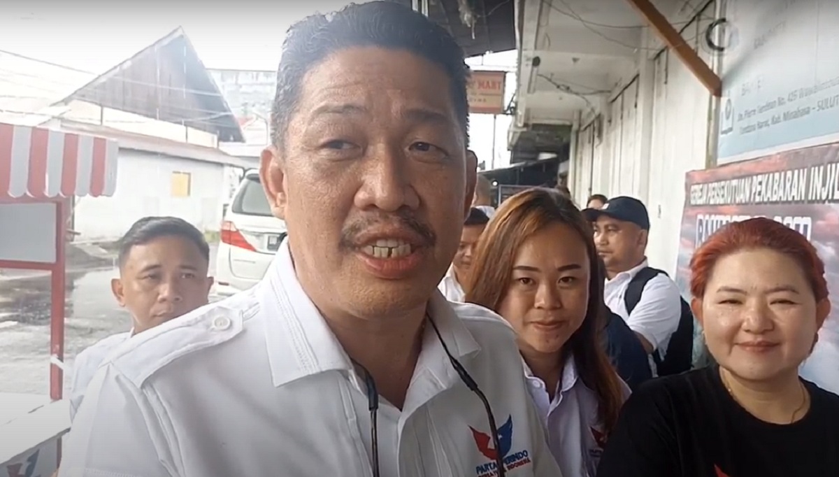 Bagikan Gerobak untuk Pelaku UMKM Minahasa, Ini Janji Partai Perindo Jika Menang Pemilu 2024