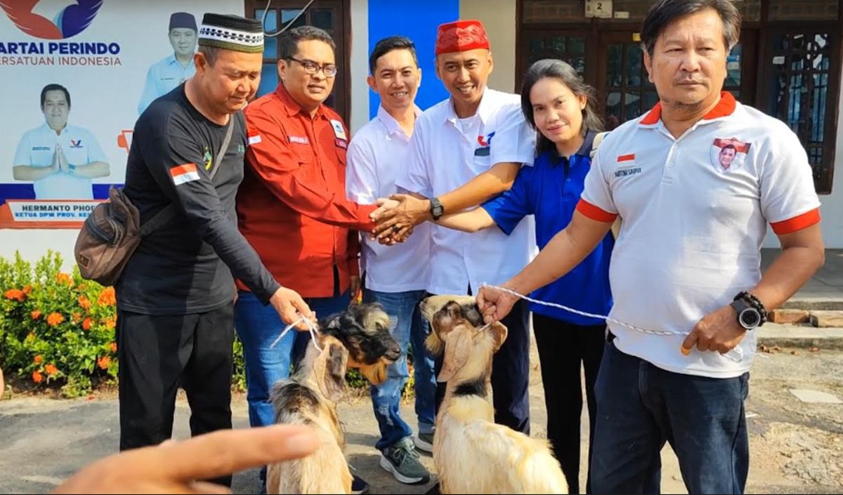 Dapat Hewan Kurban dari Partai Perindo, Warga Babel: Ini Surprise bagi Kami