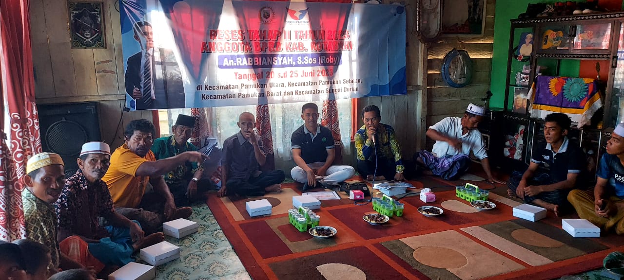 Legislator Partai Perindo Kota Baru Reses ke Desa Rampa Manunggal	