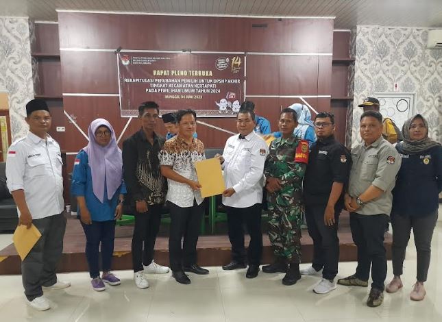 Hadiri Penetapan Pemilih Pemilu 2024, Partai Perindo Palembang: Ini Penting    
