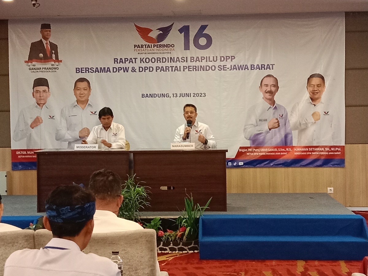 Hadiri Rakor Bappilu DPP Partai Perindo di Bandung, Ferry Kurnia Tekankan 4 Poin Penting Ini!