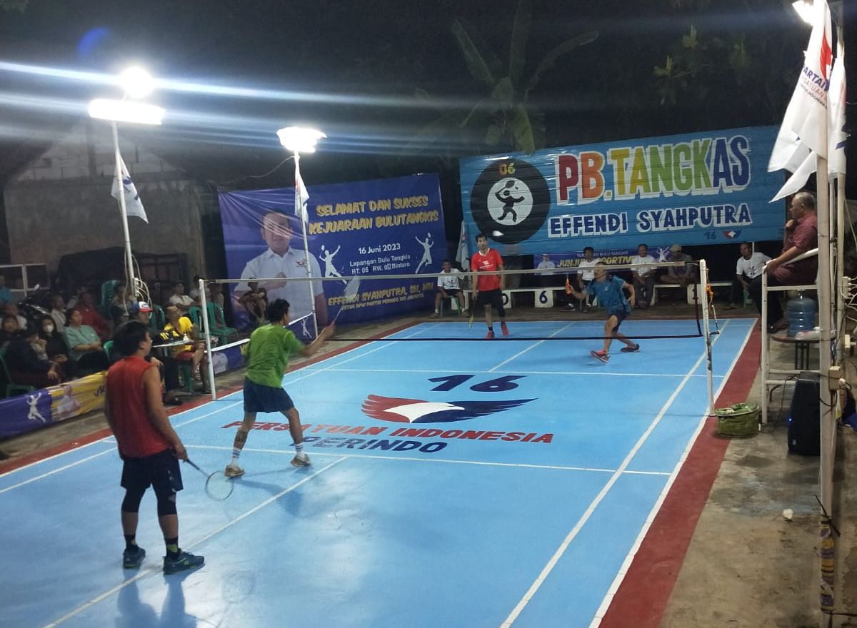 Ketua DPW Partai Perindo DKI Adakan Kompetisi Bulu Tangkis Effendi Syahputra Cup