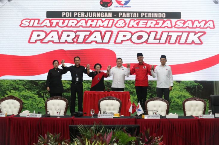 Partai Perindo Teken Kerja Sama Politik dengan PDIP, HT: Berjuang untuk Kesejahteraan Rakyat 