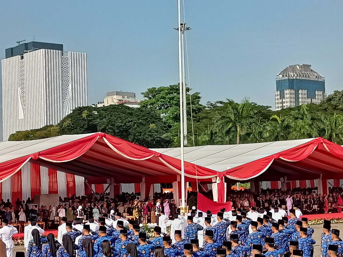 Sekjen Partai Perindo Hadiri Peringatan Hari Lahir Pancasila Bersama Jokowi di Monas