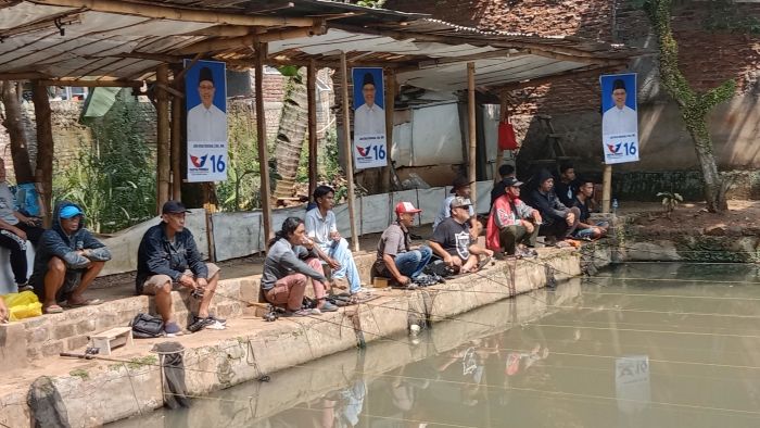 Rangkul Komunitas Mancing di Kota Bandung, Warga: Partai Perindo Selalu di Hati