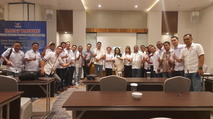 Partai Perindo Sulut Gelar Rapat Bappilu, Bahas Strategi Pemenangan Pemilu 2024 