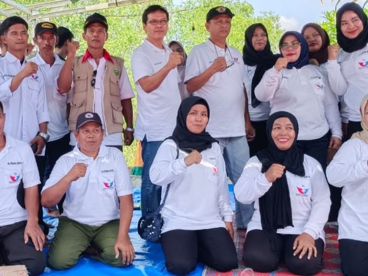 Targetkan 2.000 Unit, Bacaleg Partai Perindo Banyuasin Gencar Sosialisasikan e-KTA 
