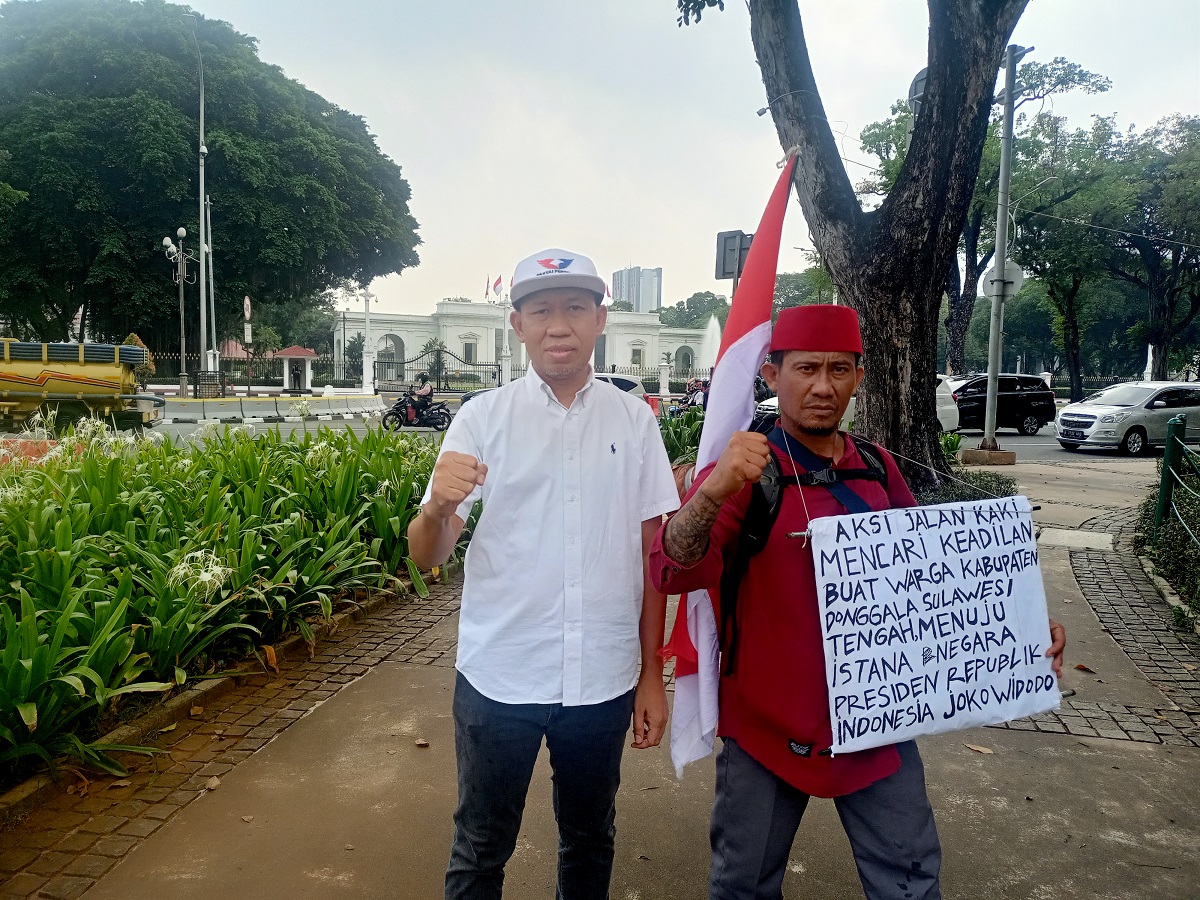 Temui Pejalan Kaki dari Donggala untuk Bertemu Presiden, Yusuf Lakaseng: Solidaritas Sesama Sulteng