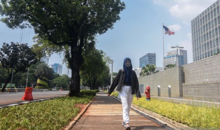 Trotoar Depan Kedubes AS Dibuka, Michael Sianipar: Pejalan Kaki Jakarta Harus Jadi Tuan di Rumahnya Sendiri
