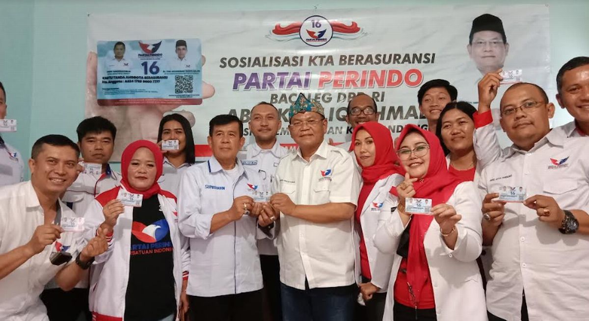 Dapat KTA Berasuransi, Bacaleg Antusias Ikuti Sosialisasi dari Ketua DPP Partai Perindo Abdul Khaliq