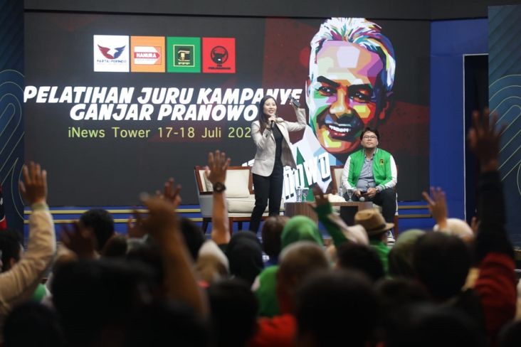 Atasi Golput Pemilih Muda, Angela Tanoesoedibjo Ajak Jurkam Ganjar Turun ke Lapangan 