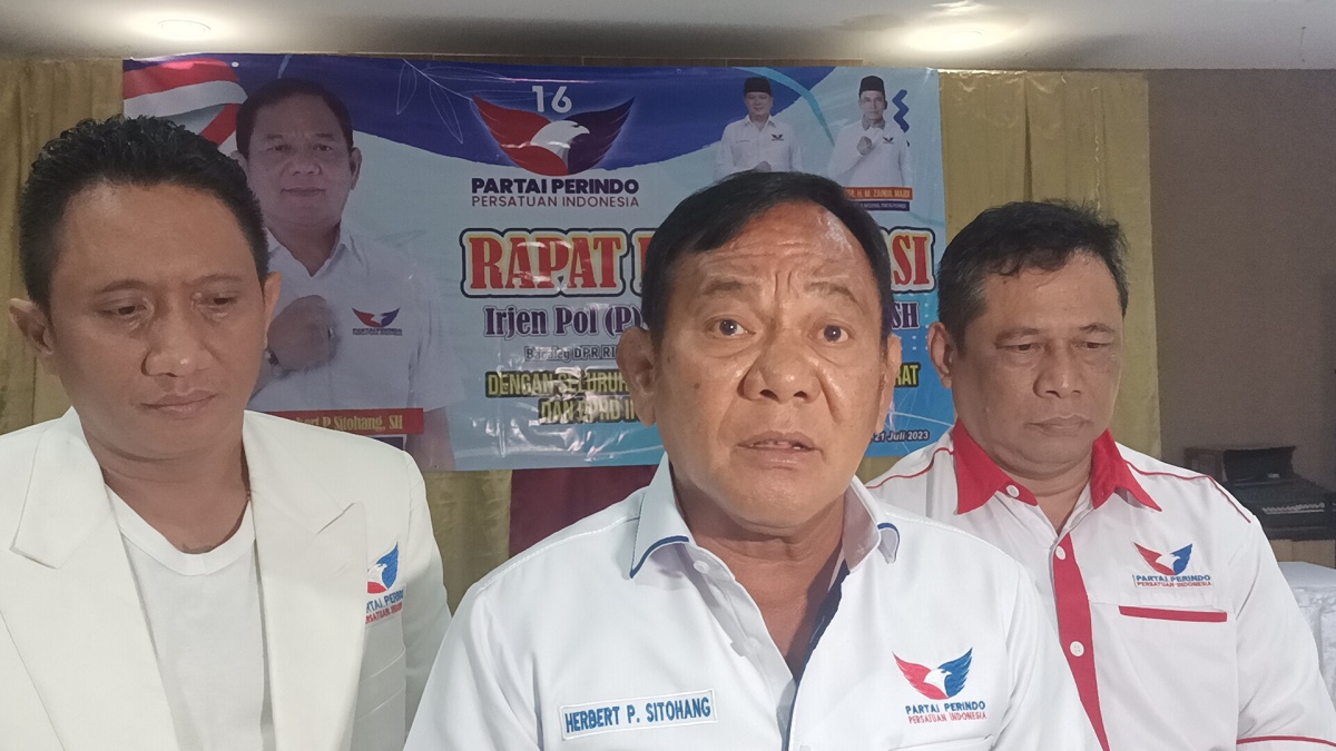 Bacaleg DPR Dapil Jabar 6 Herbert Sitohang Konsolidasi dengan Para Bacaleg Partai Perindo