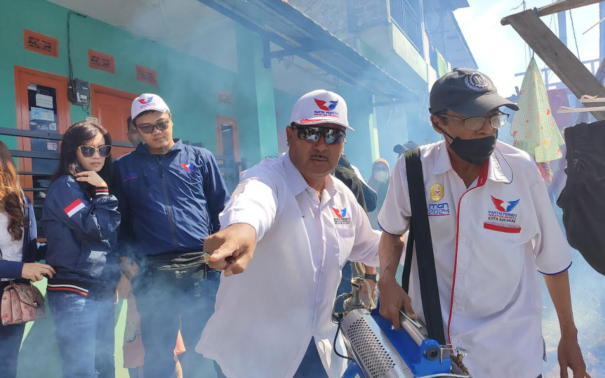 Bacaleg DPR Partai Perindo Gelar Fogging di Sukabumi, Langkah Nyata Bantu Masyarakat