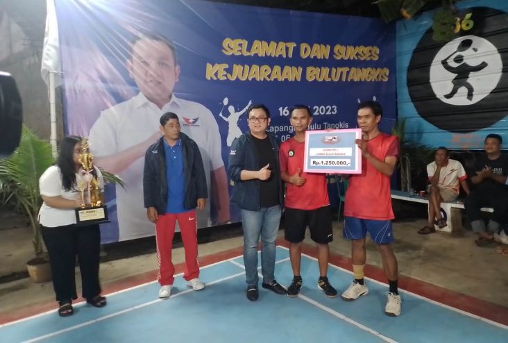 Effendi Syahputra Bangga Lapangan Bulu Tangkis di Pesanggrahan Bisa Dimanfaatkan Warga 