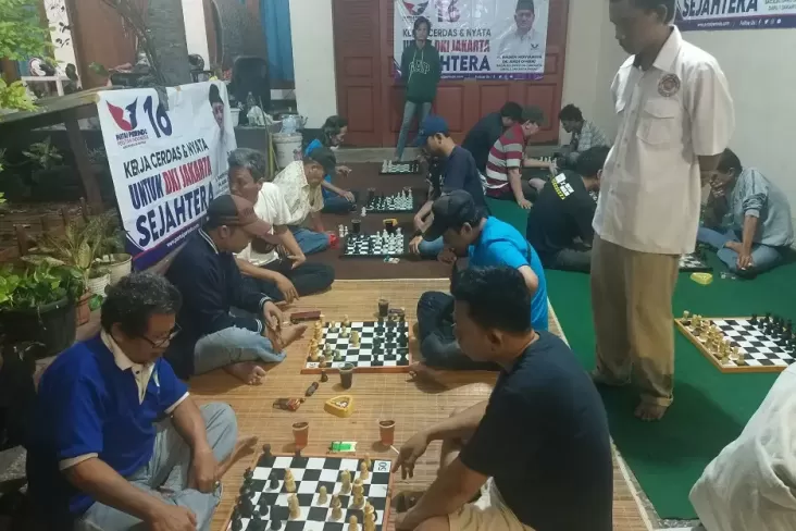 Semarak Sambut HUT ke-78 RI, DPW Baja Perindo DKI Gandeng Karang Taruna Harapan Mulya Gelar Kejuaraan Catur 