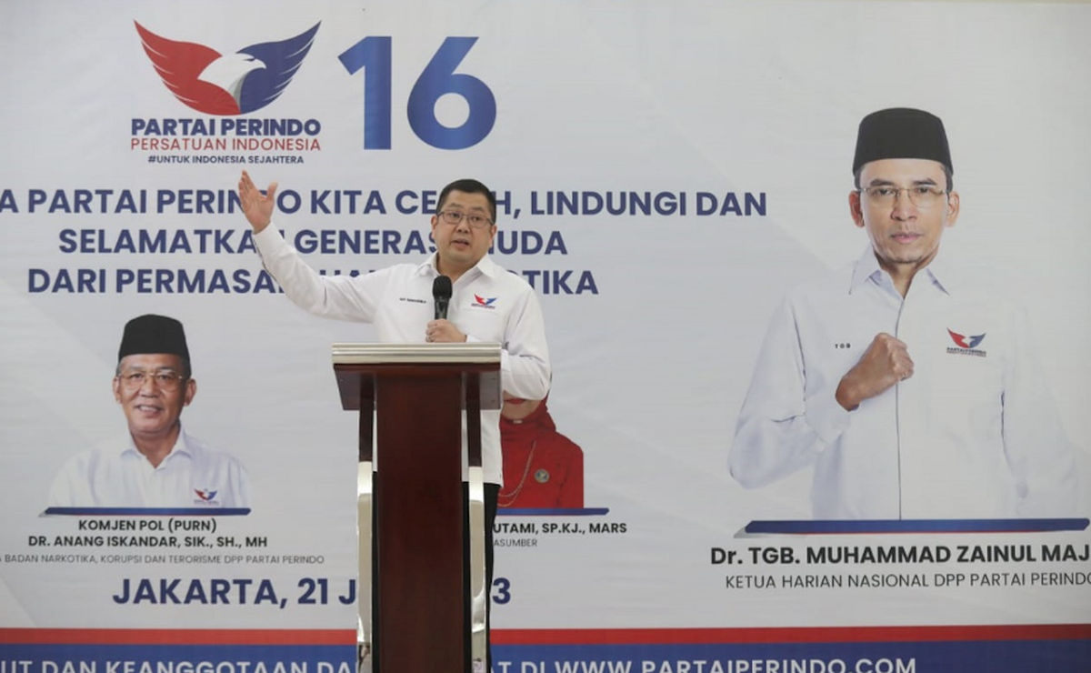 Hary Tanoesoedibjo Ungkap Alasan Partai Perindo Patok Target Dua Digit Suara di Pemilu 2024