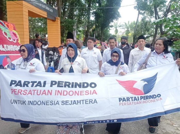 Partai Perindo Palembang Ikuti Gelar Kirab Pemilu 2024
